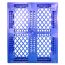 40 x 48 Rackable Stackable FDA Pallet - Blue w/Lip - Polymer Solutions Progenic 6 w/Lip  OWS PP-O-40-R5FDA-Blue-L Standing Top HeadOn