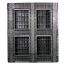 40 x 48 Solid Deck Rackable Plastic Pallet - Rotational Molding of UT The Kodiak OWS PP-S-4048-R8 Standing Bottom