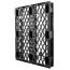 40 x 48 Stackable Ex-Pal 4 Plastic Pallet - Unassembled - Cabka CPP 103 ACM OWS PP-O-40-RL4 Standing 3-4