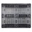 40 x 48 Stackable Three Runner Plastic Pallet Greystone APTX.4840.3LR0 OWS PP-O-40-R6.3R - Standing Top