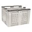 40 x 48 x 31 Vented Container Bin OWS CP-O-40-F Decade D48PGY02BK - Repose Bottom View