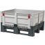 40 x 48 x 34 Collapsible Solid Wall Container Bin - Decade  OWS CP-S-40-DFC Repose Top
