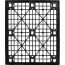 40 x 48 x 5.1 Nestable Light Duty Plastic Pallet - OWS PP-O-40-NL7 - Standing Head On Bottom