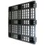 43.3 x 43.3 Nestable Plastic Pallet w/ Safety Lip - Medium Duty - Black - OWS PP-O-4343-NM9 Plasgad PG1111-7 - Standing