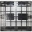 43 x 43 Rackable Stackable Plastic Pallet - Black - 3 Runners - DIRML9001 - PP-O-4343-R1.3R-Black Top Head On
