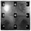 45 x 45 Nestable Solid Deck Plastic Pallet - CTC 4545-CTC-C OWS PP-S-4545-NG Standing Top
