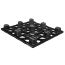 45 x 48 Nestable Plastic Automotive Pallet - CABKA CPP530 OWS PP-O-45-NL Repose Bottom
