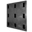 48 x 48 Nestable Solid Deck Plastic Pallet - CTC 4848-CTC-C OWS PP-S-48-N2 Standing 3-4