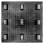 48 x 48 Nestable Solid Deck Plastic Pallet - CTC 4848-CTC-C OWS PP-S-48-N2 Standing Bottom