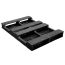 32 x 37 Stackable Solid-Deck Plastic Pallet - Black - ppc-3237-4 OWS PP-S-3237-RC Repose Bottom