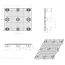 40 x 48 Nestable Solid Deck Plastic Pallet - CTC 4840-CTC-C OWS PP-S-4048-NG Drawing